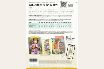 Papierschnittmuster "Sweatjacke" von Lybstes (Gr. 50-146)